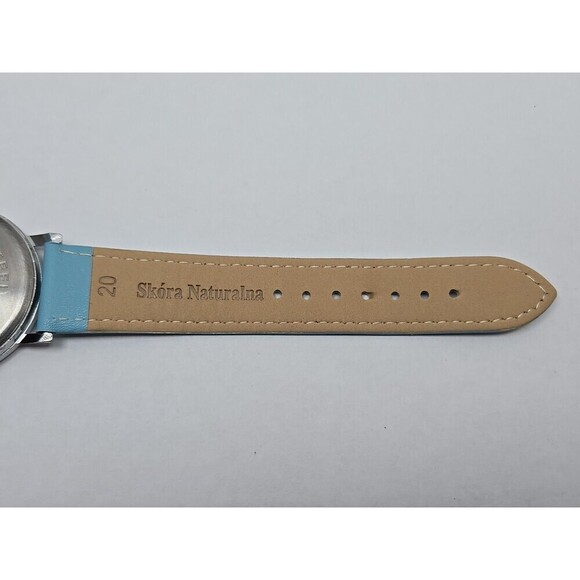 Kokofolk Rooster Folk Artisan Quartz Watch Blue Leather Band New Battery Poland - Picture 10 of 11